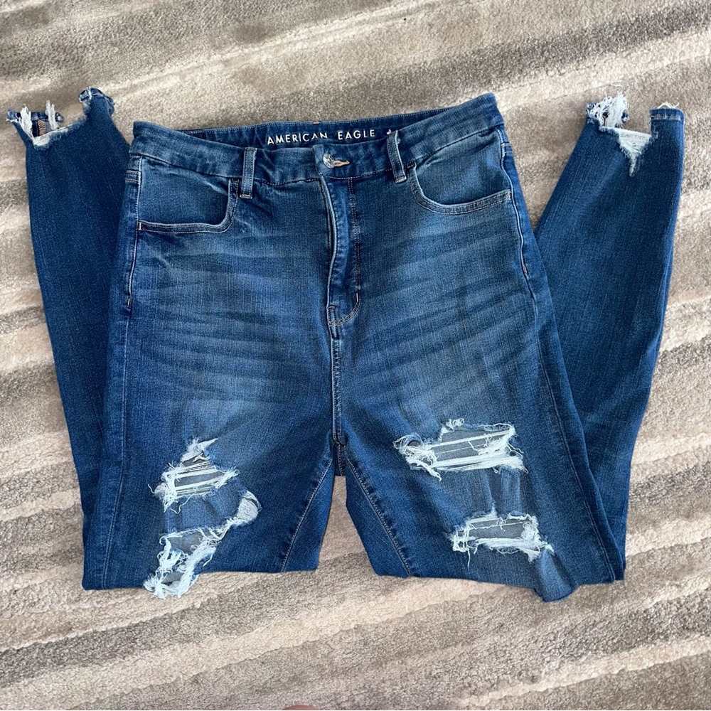 American Eagle Dream Jean Super High Waisted Curvy Jegging